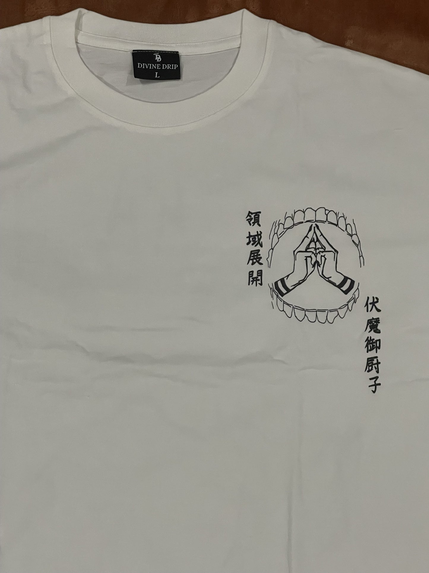 Malevolent Shrine Oversized Fit T-Shirt White