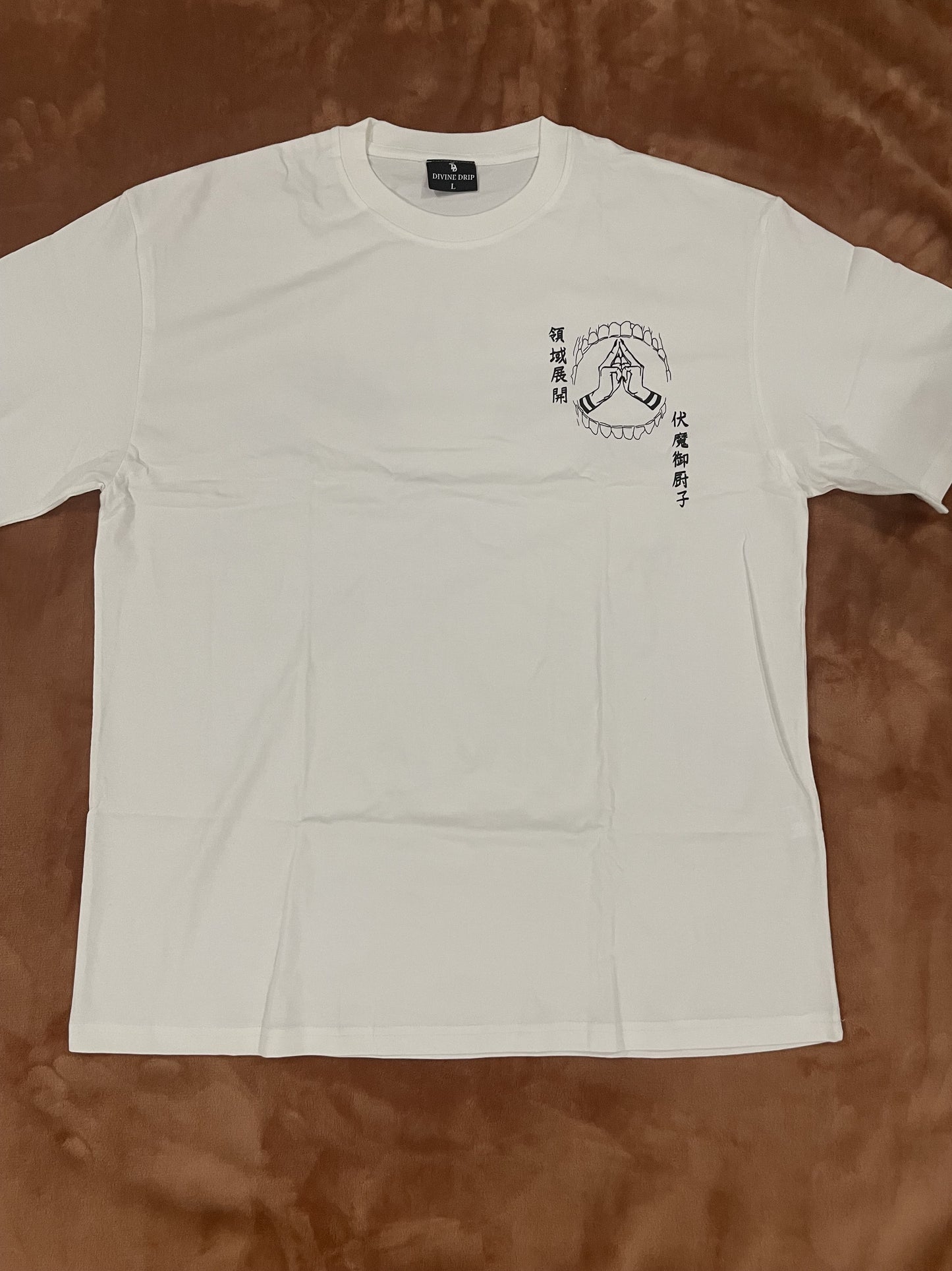 Malevolent Shrine Oversized Fit T-Shirt White